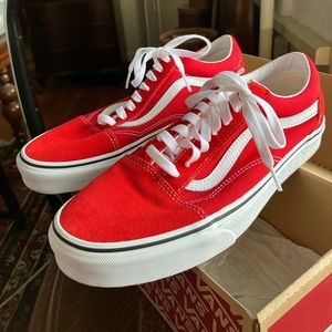 Red In Box Vans